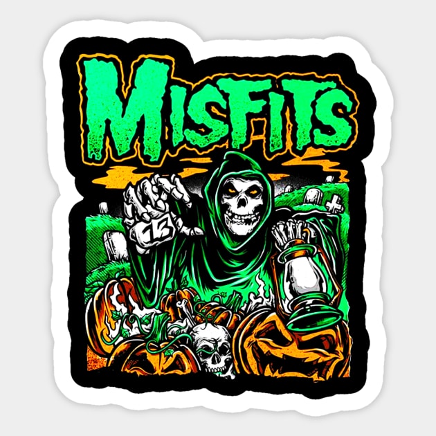 Misfits Sticker by Don Kodon